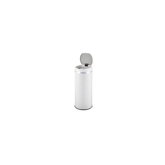 Poubelle De Cuisine Automatique Soho Blanc Inox 42l