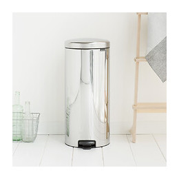 Poubelle À Pédale 30l Brilliant Steel - 114366