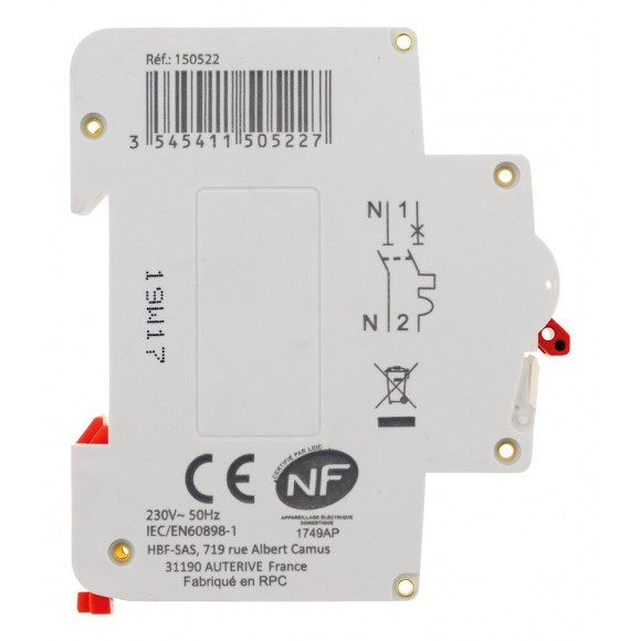 Disjoncteur À Vis Ph+n - 16a Nf -  Pouvoir De Coupure 4.5ka - Thomson