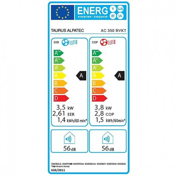 Climatiseur Mobile Réversible 3500w 35m2 Avec Kit - Ac350rvkt-1