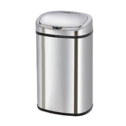 Poubelle De Cuisine Automatique Majestic Argent Inox 58l