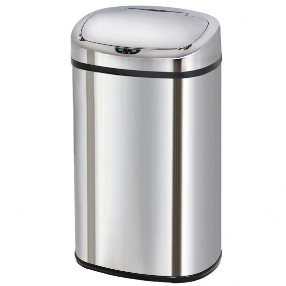 Poubelle De Cuisine Automatique Majestic Argent Inox 58l