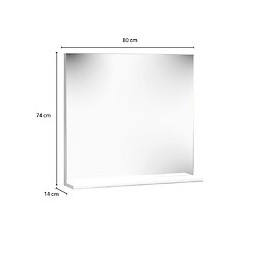 Miroir Tribu 1 Tablette / Blanc