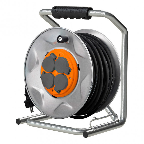 Enrouleur De Chantier Ip44 - 4 Prises 16a - 3g2,5mm2 - 35m - Zenitech