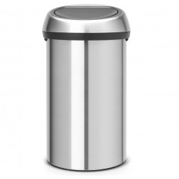 Poubelle De Cuisine 60l Matt Steel - 107962