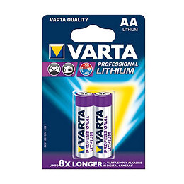 Lot 2 Piles Lithium Type Lr6 1.5 Volts - 6106301402