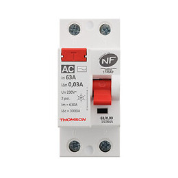 Interrupteur Différentiel À Vis - 63a Type Ac Nf - Thomson
