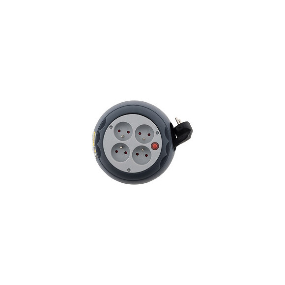 Enrouleur Domestique 3 Mètres 4 Prises 16a - Zenitech