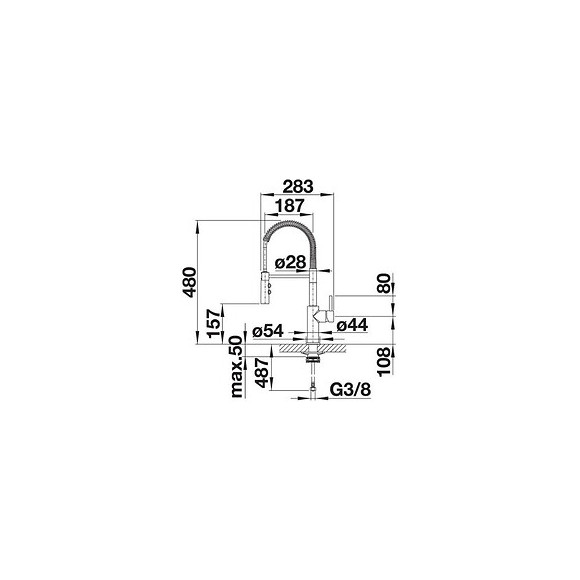 Mitigeur Évier Monocommande Chromé - 521476