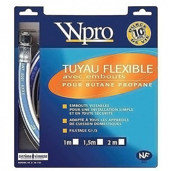 Tuyaux De Gaz Butane/propane Caoutchouc 10ans 2m - Tbc208