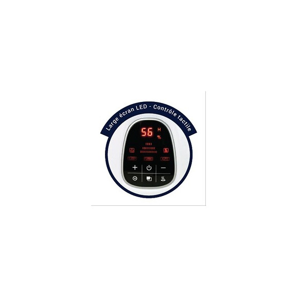 Humidificateur Ultrasonique, Humidification Froide Ou Chaude, Ecran Led Ewt - Lissehum