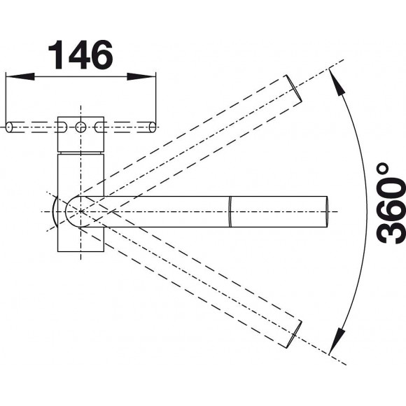 Mitigeur Évier Avec Douchette Inox - 518716