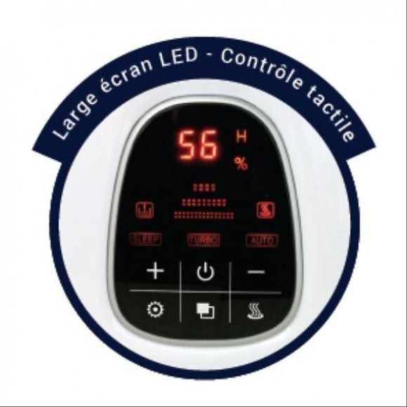 Humidificateur Ultrasonique, Humidification Froide Ou Chaude, Ecran Led Ewt - Lissehum