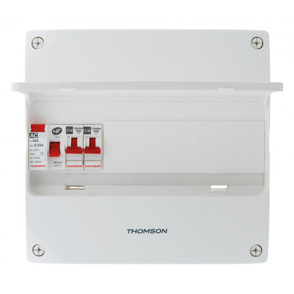 Coffret Électrique Pré-équipé 1 Rangée 13 Modules  - Thomson