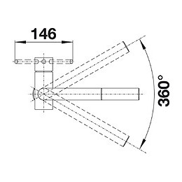Mitigeur Évier Avec Douchette Inox - 518716