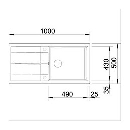 Blanco Metra Xl 6s Pdur Anthracite &siphon Blanco - 515752