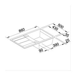 Blanco Metra 5s Pdur Blanc &siphon Blanco - 513214