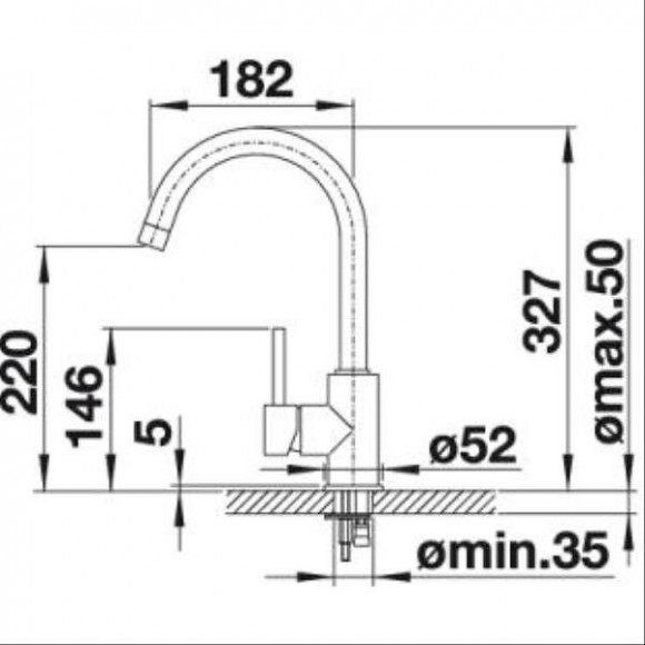 Mitigeur Blanco Mida Chrome Blanco - 517742