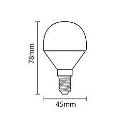 Ampoule E14 Led 6w 220v G45 240° (pack De 10) - Blanc Froid 6000k - 8000k - Silamp