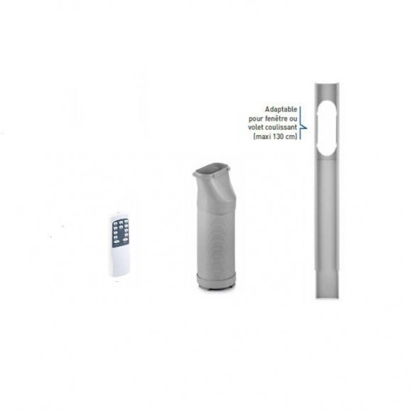 Climatiseur Mobile 2600w 26m2 Avec Kit Fenêtre - Clim.2600bkt