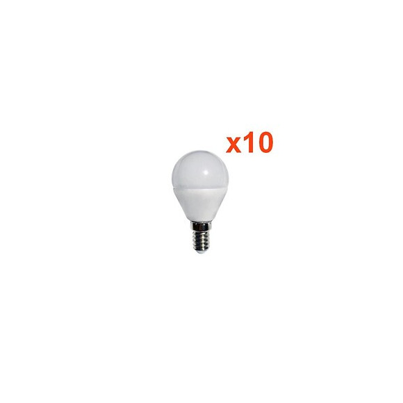 Ampoule E14 Led 4w 220v G45 240° (pack De 10) - Blanc Neutre 4000k - 5500k - Silamp