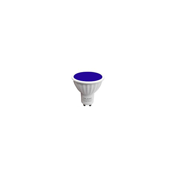 Ampoule Led Gu10 7w 220v Bleu - Silamp