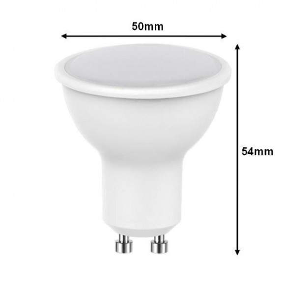 Ampoule Led Gu10 7w 220v Dimmable - Blanc Neutre 4000k - 5500k - Silamp