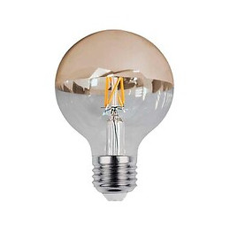 Ampoule E27 Led Filament 7w G95 Reflet Or - Blanc Chaud 2300k - 3500k - Silamp