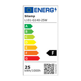 Ampoule E27 Led 25w 220v G140 300° Globe - Blanc Froid 6000k - 8000k - Silamp