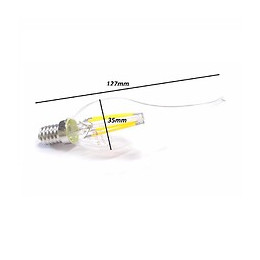 Ampoule E14 Led Flamme Filament 6w 220v 360° (pack De 5) - Blanc Chaud 2300k - 3500k - Silamp