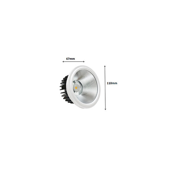 Ampoule Led 20w Ar111 Cob Rond (pack De 5) - Blanc Chaud 2300k - 3500k - Silamp