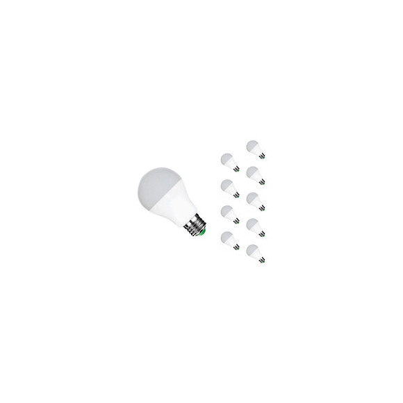 Ampoule E27 Led 12w 220v A60 180° (pack De 10) - Blanc Froid 6000k - 8000k - Silamp