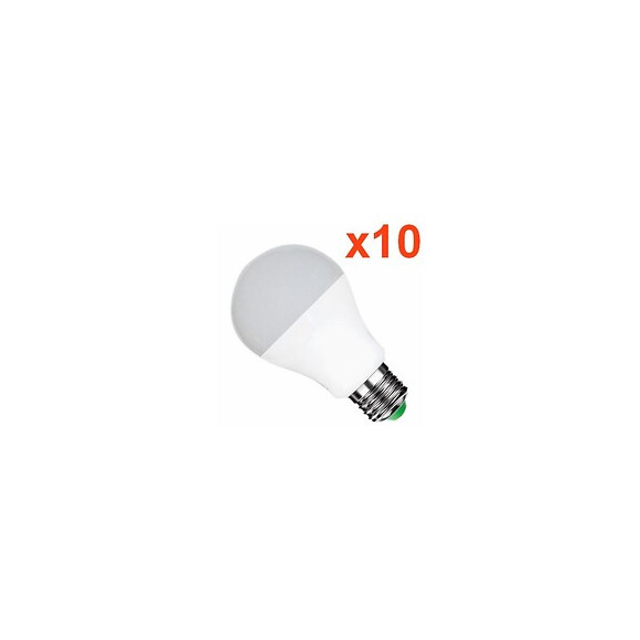 Ampoule E27 Led 12w 220v A60 180° (pack De 10) - Blanc Froid 6000k - 8000k - Silamp