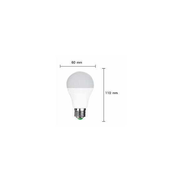 Ampoule E27 Led 12w 220v A60 180° (pack De 10) - Blanc Froid 6000k - 8000k - Silamp