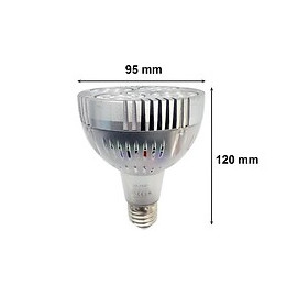 Ampoule E27 Led 35w 220v Par30 24led 60° Transparente - Blanc Froid 6000k - 8000k - Silamp