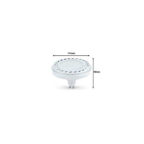Ampoule Led Gu10 Ar111 9w - Blanc Neutre 4000k - 5500k - Silamp