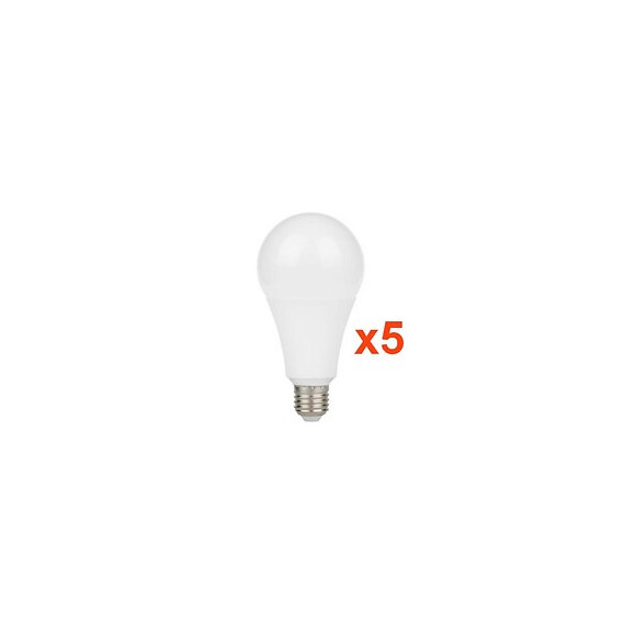 Ampoule E27 Led 13w A60 220v 230° (pack De 5) - Blanc Froid 6000k - 8000k - Silamp