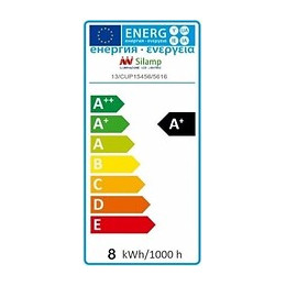 Ampoule E27 Led 8w 220v A60 220° Anti-blackout - Blanc Chaud 2300k - 3500k - Silamp