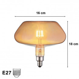 Ampoule E27 Led Filament 8w Champignon - Silamp