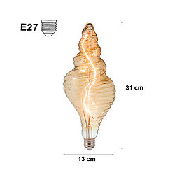 Ampoule E27 Led Filament 8w Coquille - Silamp