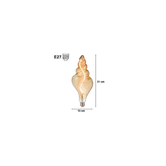 Ampoule E27 Led Filament 8w Coquille - Silamp