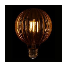 Ampoule E27 Led Dimmable Filament 6w Ambrée - Blanc Chaud 2300k - 3500k - Silamp