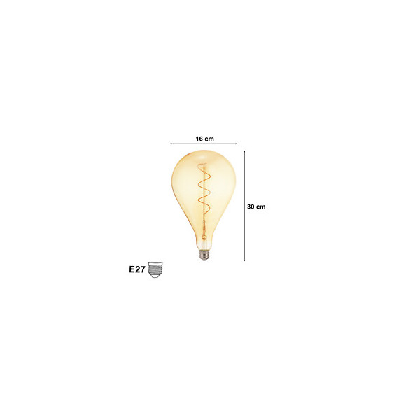 Ampoule E27 Led Filament 8w Montgolfière - Silamp
