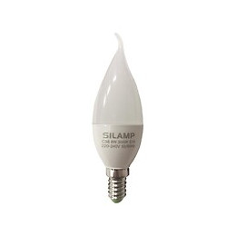 Ampoule E14 Led Flamme 8w 220v Ø38mm - Blanc Froid 6000k - 8000k - Silamp