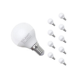 Ampoule E14 Led 8w 220v G45 300° (pack De 10) - Blanc Neutre 4000k - 5500k - Silamp