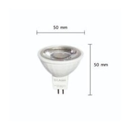 Ampoule Led Gu5.3 / Mr16 12v 8w Smd 80° (pack De 5) - Blanc Neutre 4000k - 5500k - Silamp