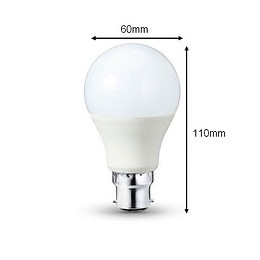 Ampoule Led B22 9w 220v A60 180° - Blanc Neutre 4000k - 5500k - Silamp