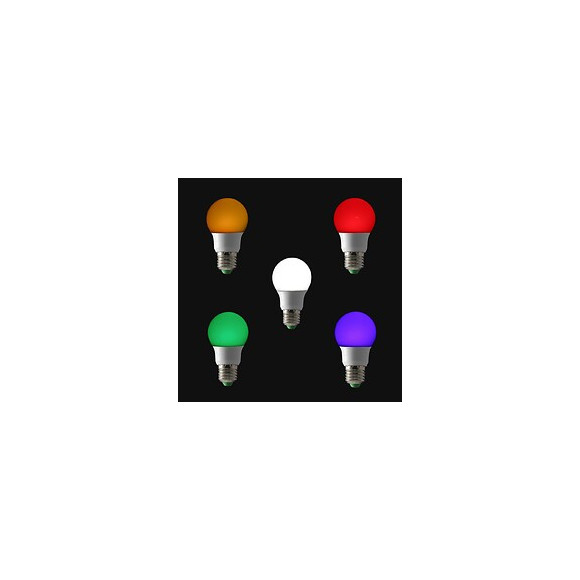 Ampoule E27 Led 5w 220v Rgb (pack De 5) - Silamp