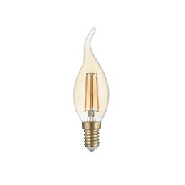 Ampoule E14 Led Flamme Filament 4w T35 - Blanc Chaud 2300k - 3500k - Silamp