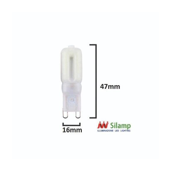 Ampoule Led G9 5w 220v Smd6630 360° - Blanc Chaud 2300k - 3500k - Silamp